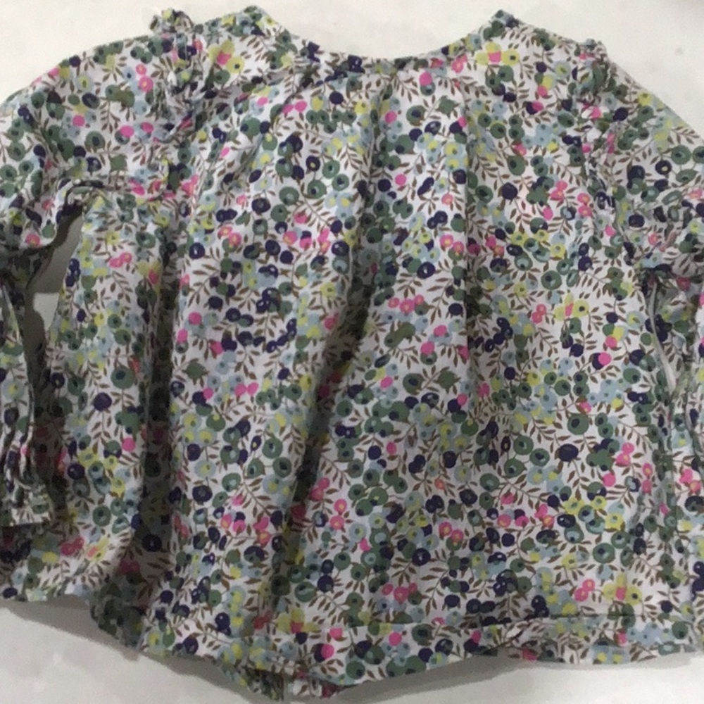 Jacadi Multicolor Floral Blouse